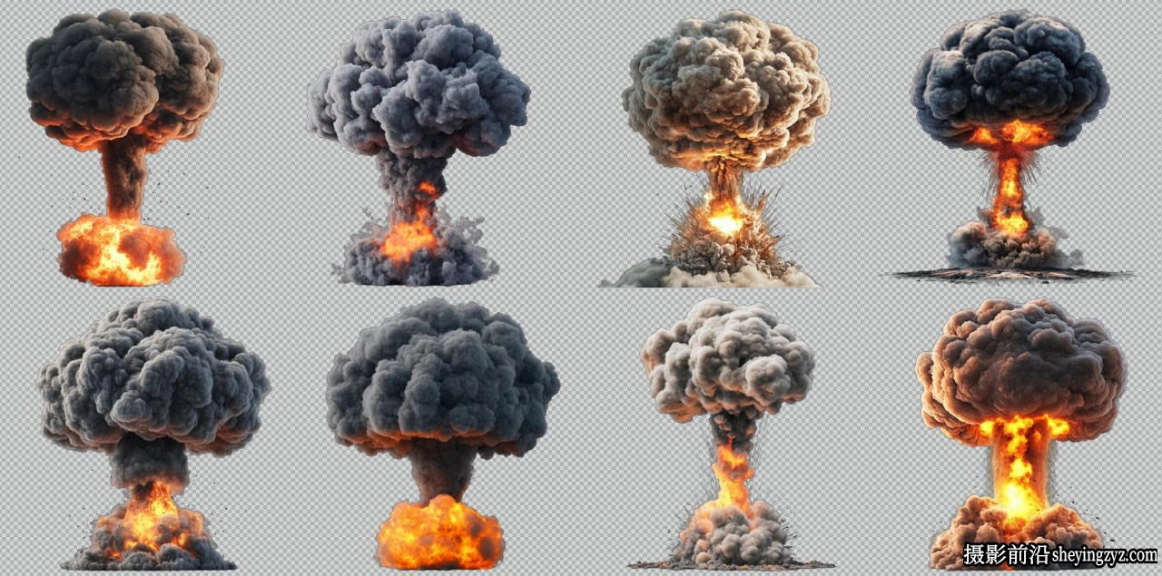 龙卷风火山海啸等气候与自然灾害PNG免扣素材 46xPNG