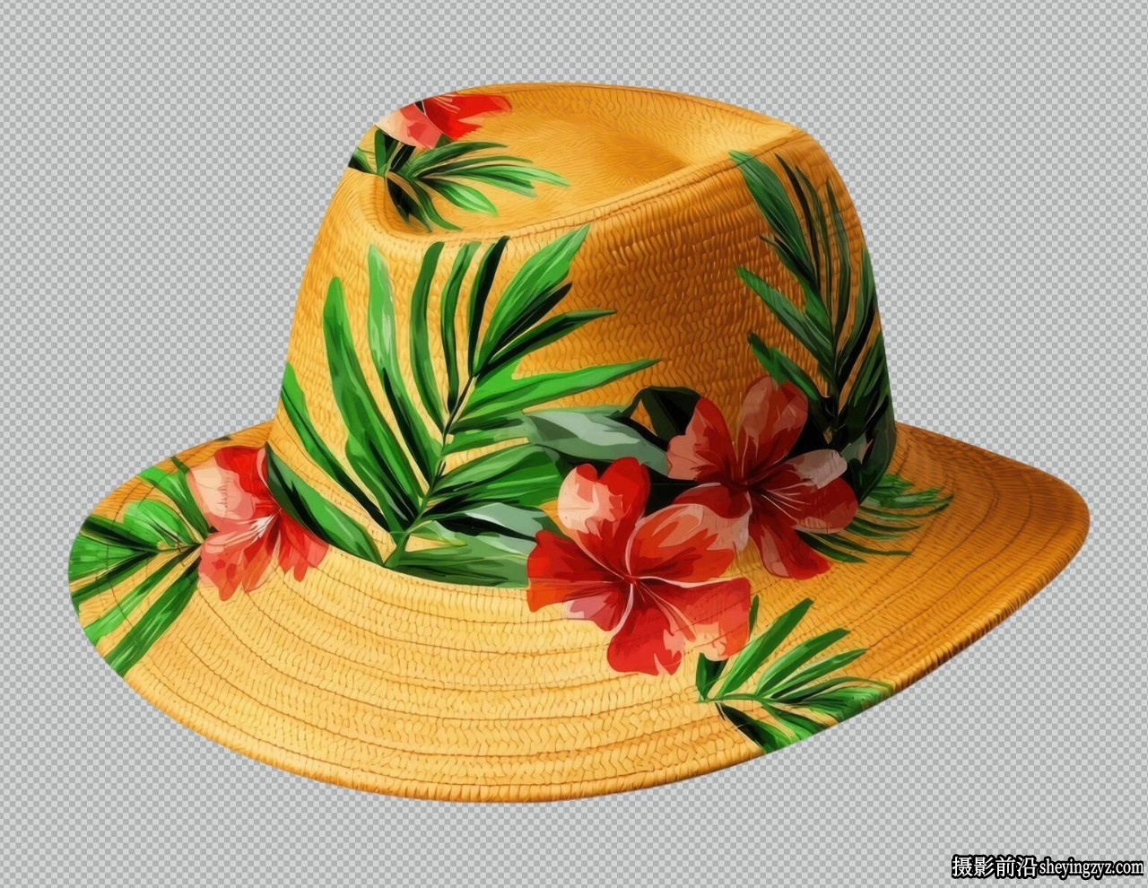 36种夏季帽草帽PNG透明免扣素材 36xPNG