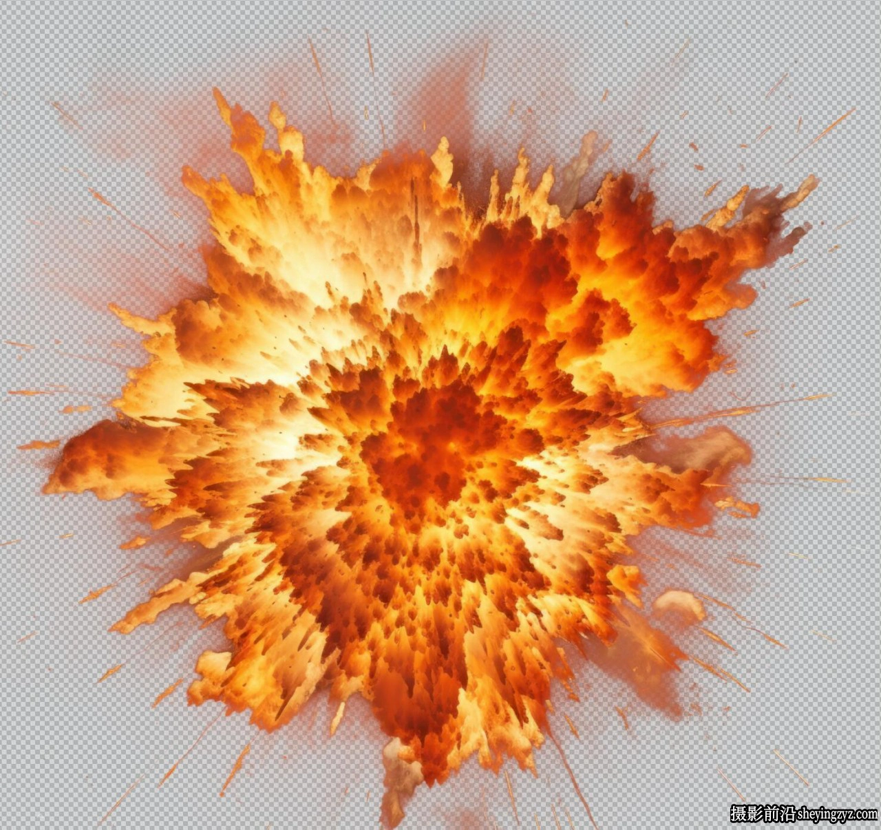 25张摧毁爆炸冲击波PNG透明免扣素材 25xPNG