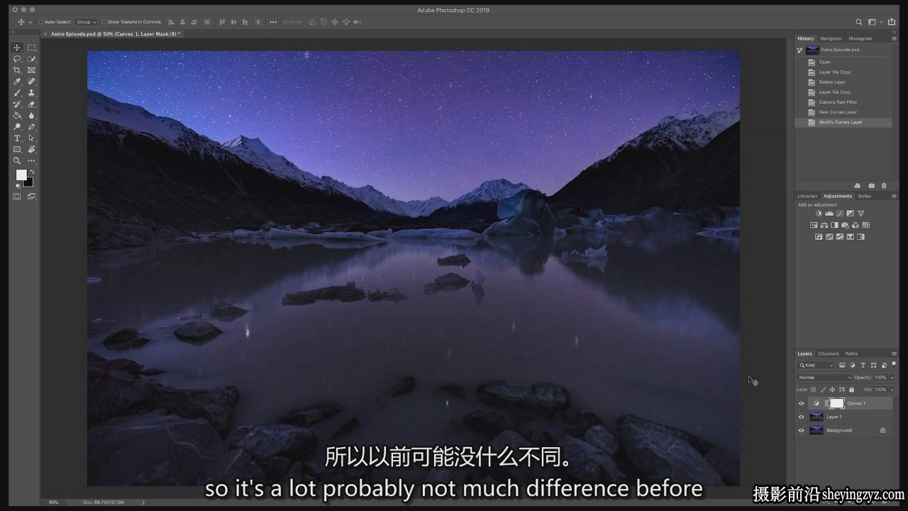 William Patino 风景摄影教程-走进光明(夜晚天文摄影)-中英字幕