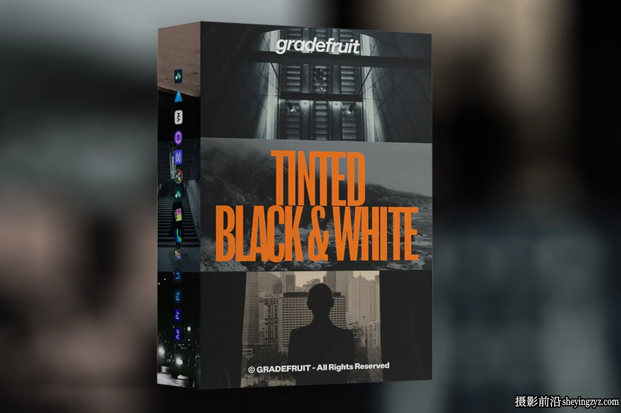 GradeFruit -复古风情单色美学LUT预设 Tinted Black and White LUTs