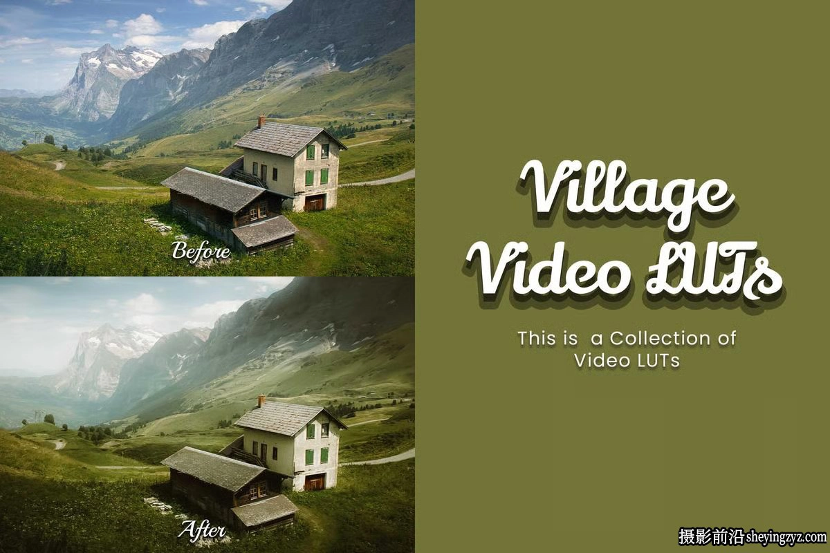 情绪化美学自然风景LUT预设 3motional - 30 Village LUT Collection