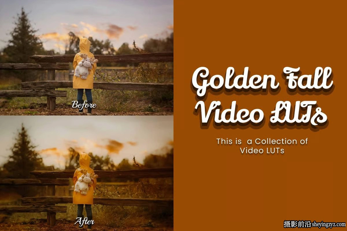 30款金色秋季视频LUT预设 3motional-30 Golden Fall LUT Collection