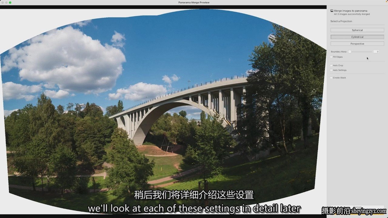 捕捉创建高质量全景风景摄影及LR后期合成完整教程-中英字幕