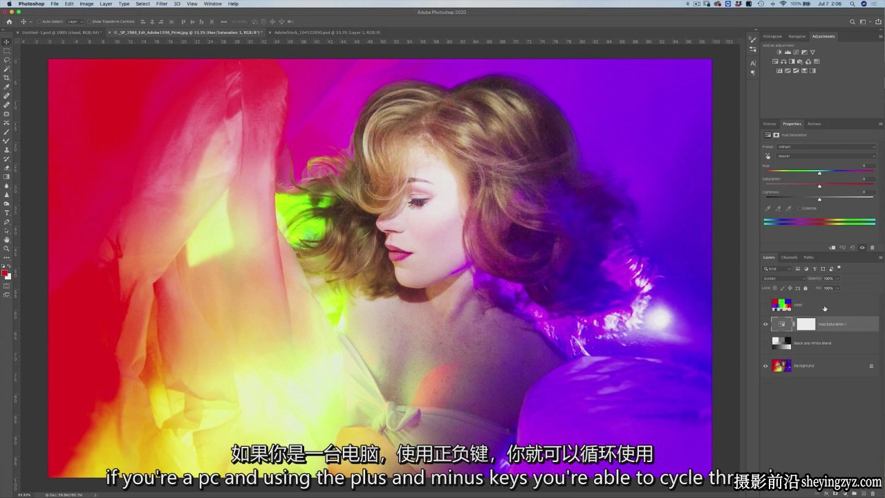摄影师 Kristina Sherk 掌握精通Photoshop图层大师班教程-中英字幕