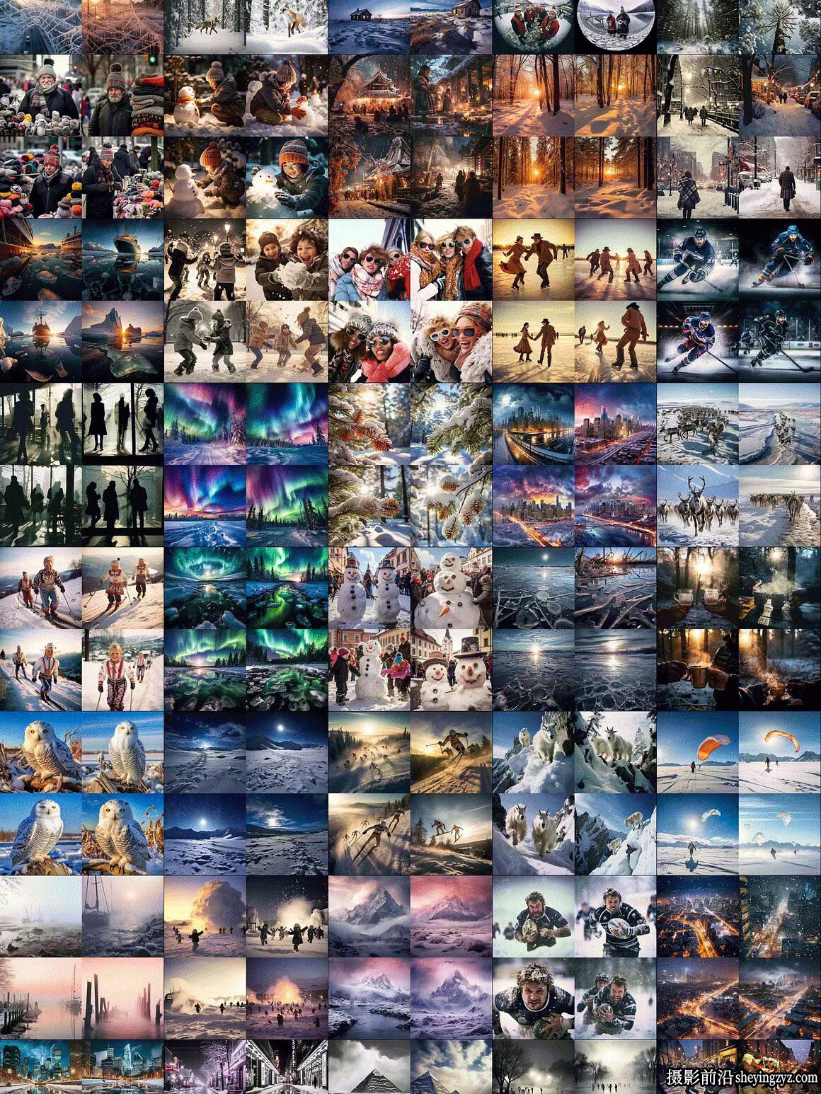 333种Midjourney冬季摄影照片生成AI提示词第一季 VOL 1