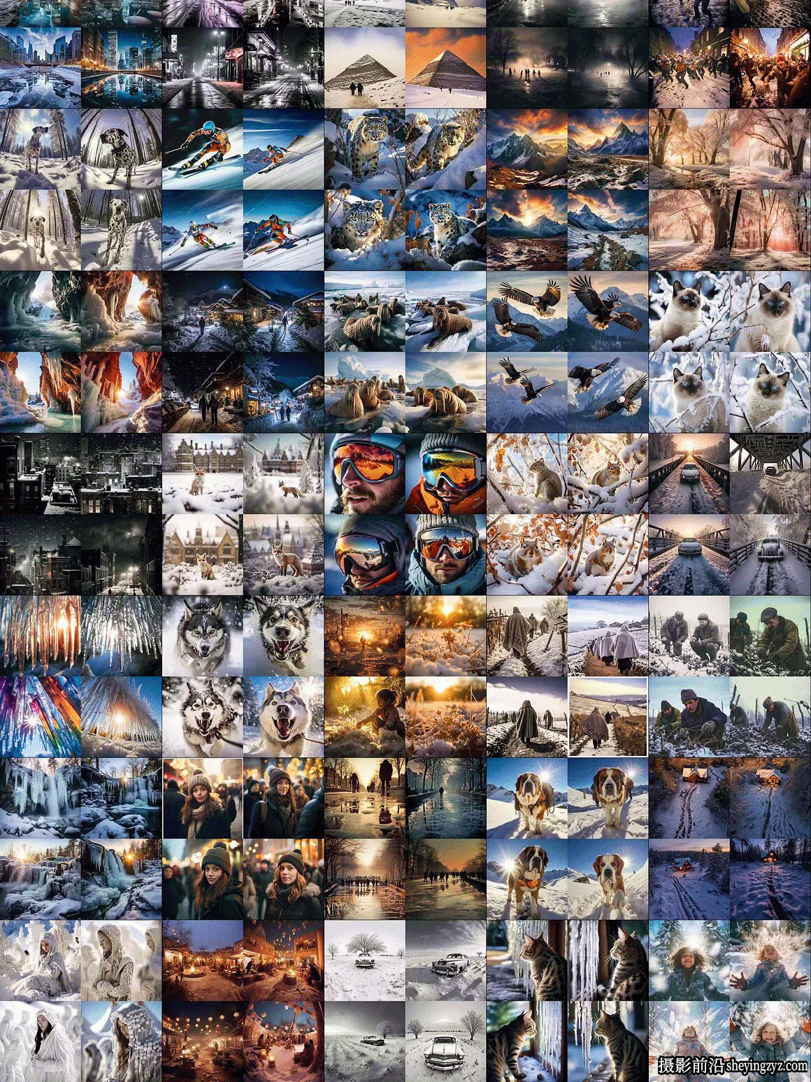 333种Midjourney冬季摄影照片生成AI提示词第一季 VOL 1