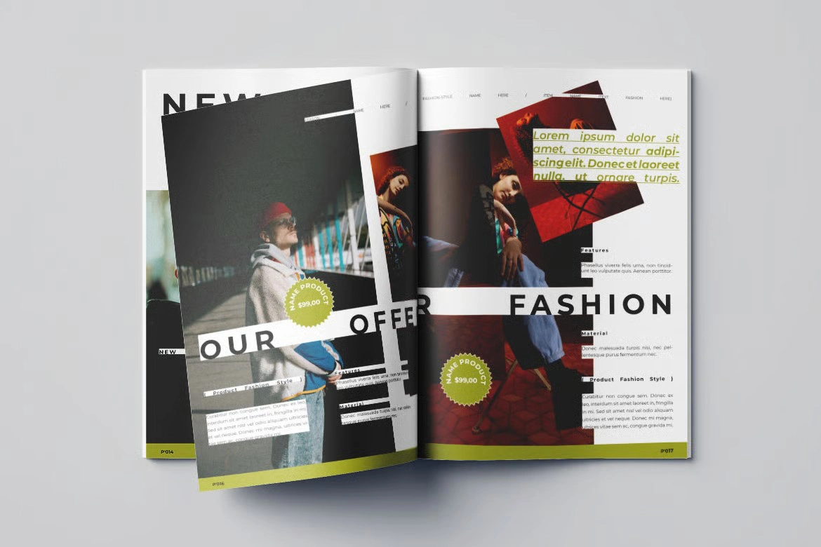 时尚目录排版布局InDesign模板第10卷