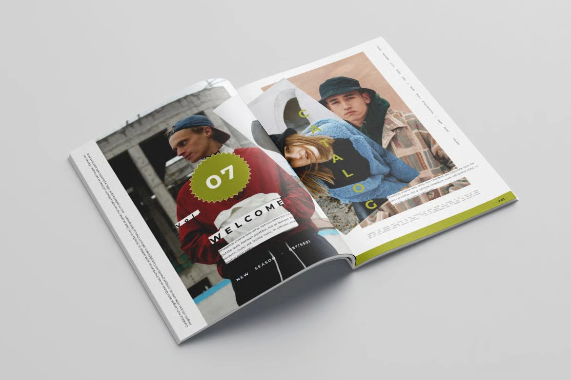 时尚目录排版布局InDesign模板第10卷