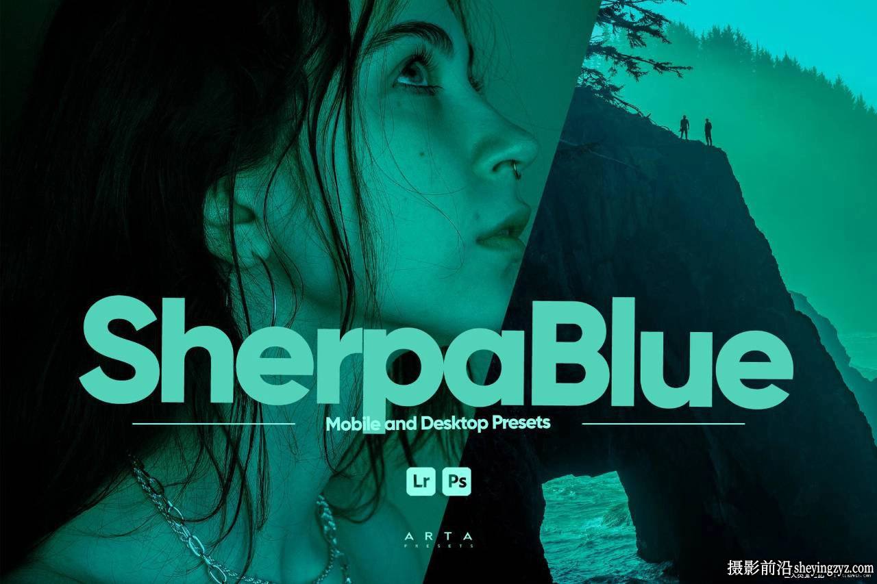 免费LR预设-蓝调电影调色Lightroom预设 Sherpa Blue Presets