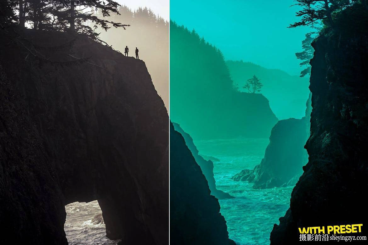 免费LR预设-蓝调电影调色Lightroom预设 Sherpa Blue Presets