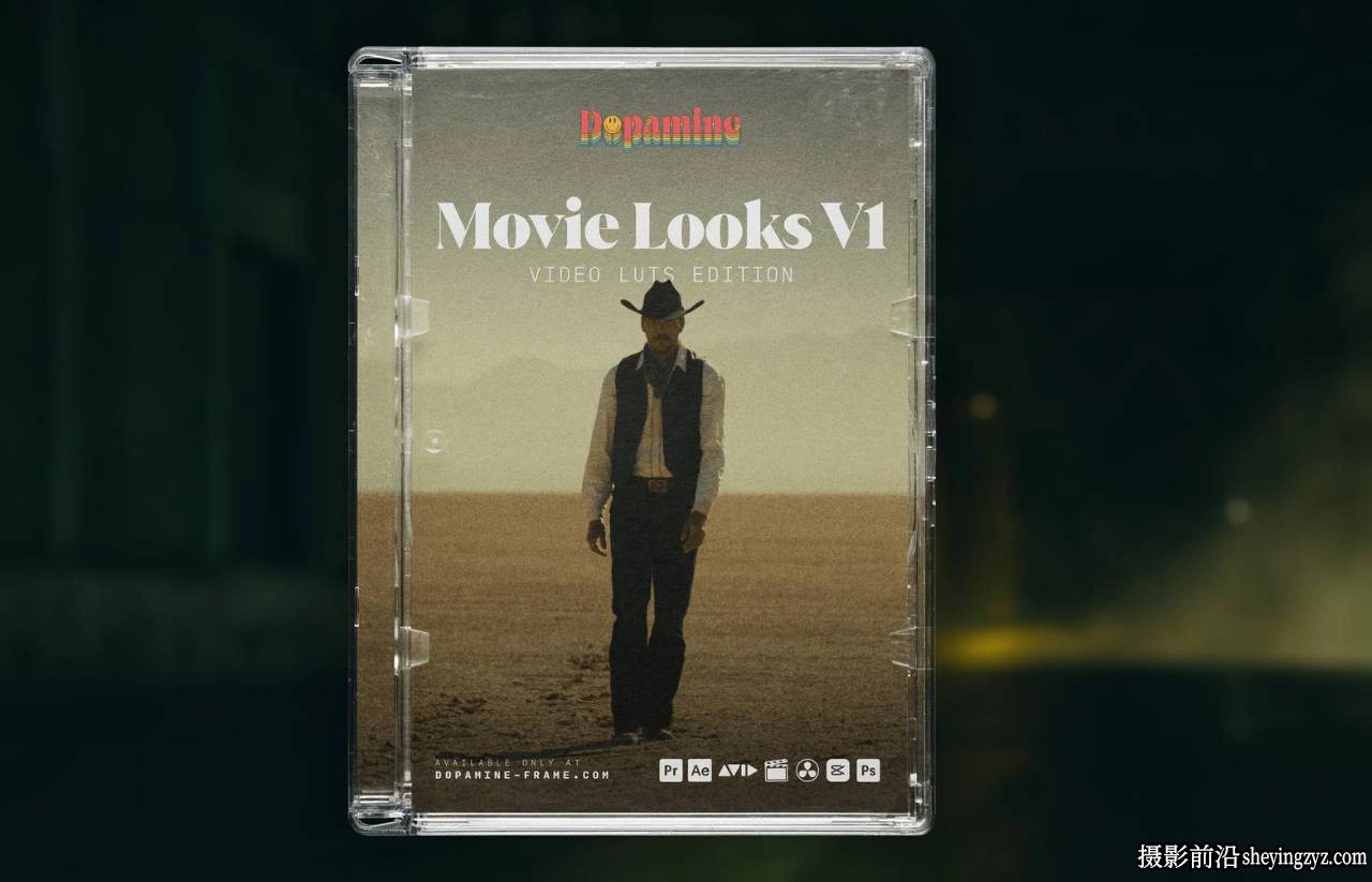 电影胶片模拟仿真LUT预设Dopamine Frame-Movie Looks V1 Video LUT