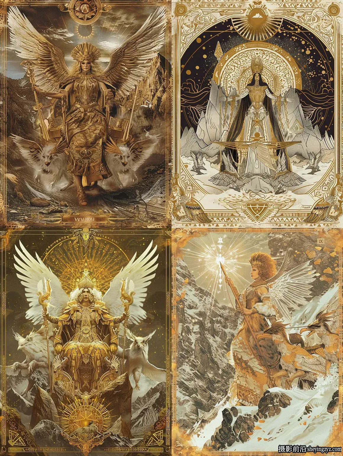 466个Midjourney卡牌艺术图像生成AI提示提示词第一卷 VOL 1
