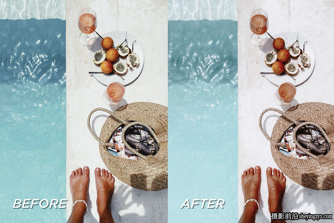 夏季旅拍人像后期调色LR预设及手机调色滤镜 Summer Tan Presets