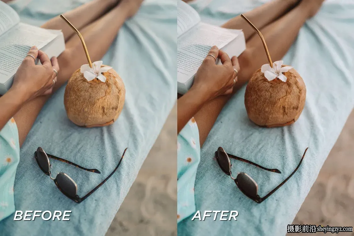 夏季旅拍人像后期调色LR预设及手机调色滤镜 Summer Tan Presets