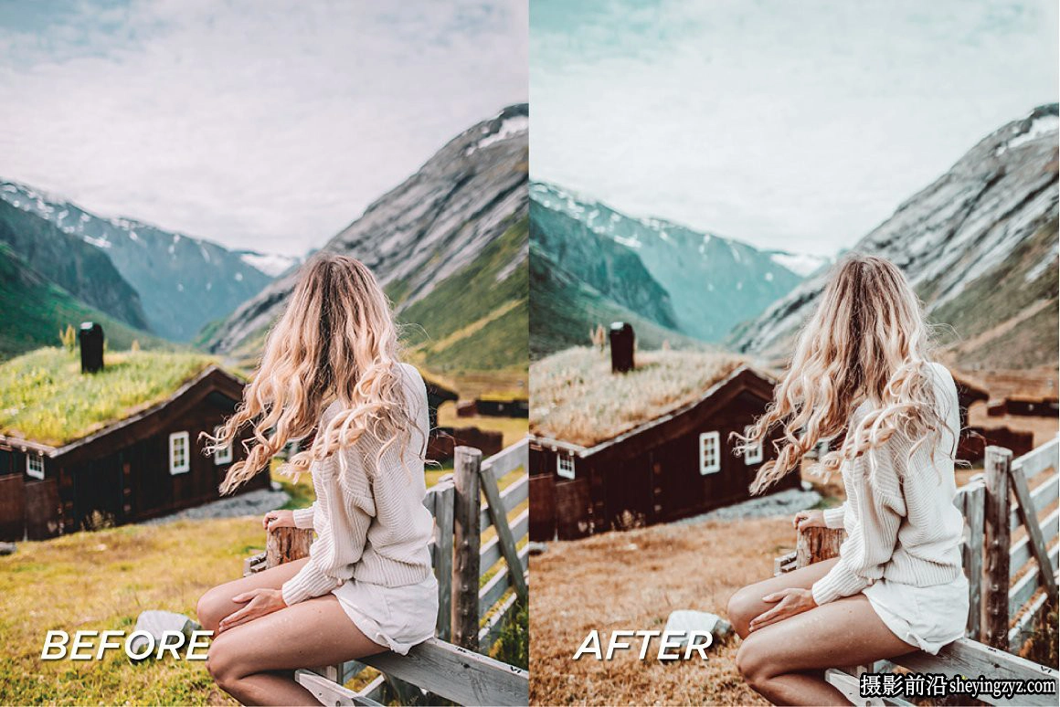北欧旅拍风光调色LR预设及手机调色滤镜 Nordic Lightroom Presets