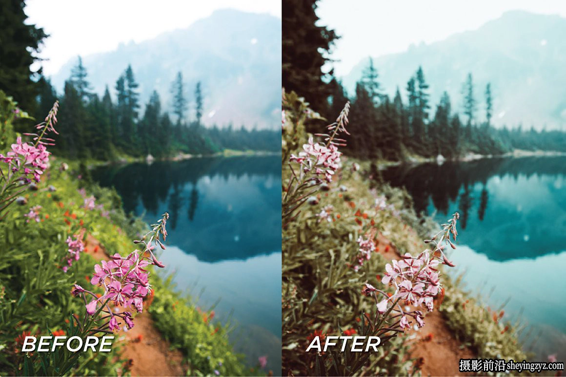 北欧旅拍风光调色LR预设及手机调色滤镜 Nordic Lightroom Presets