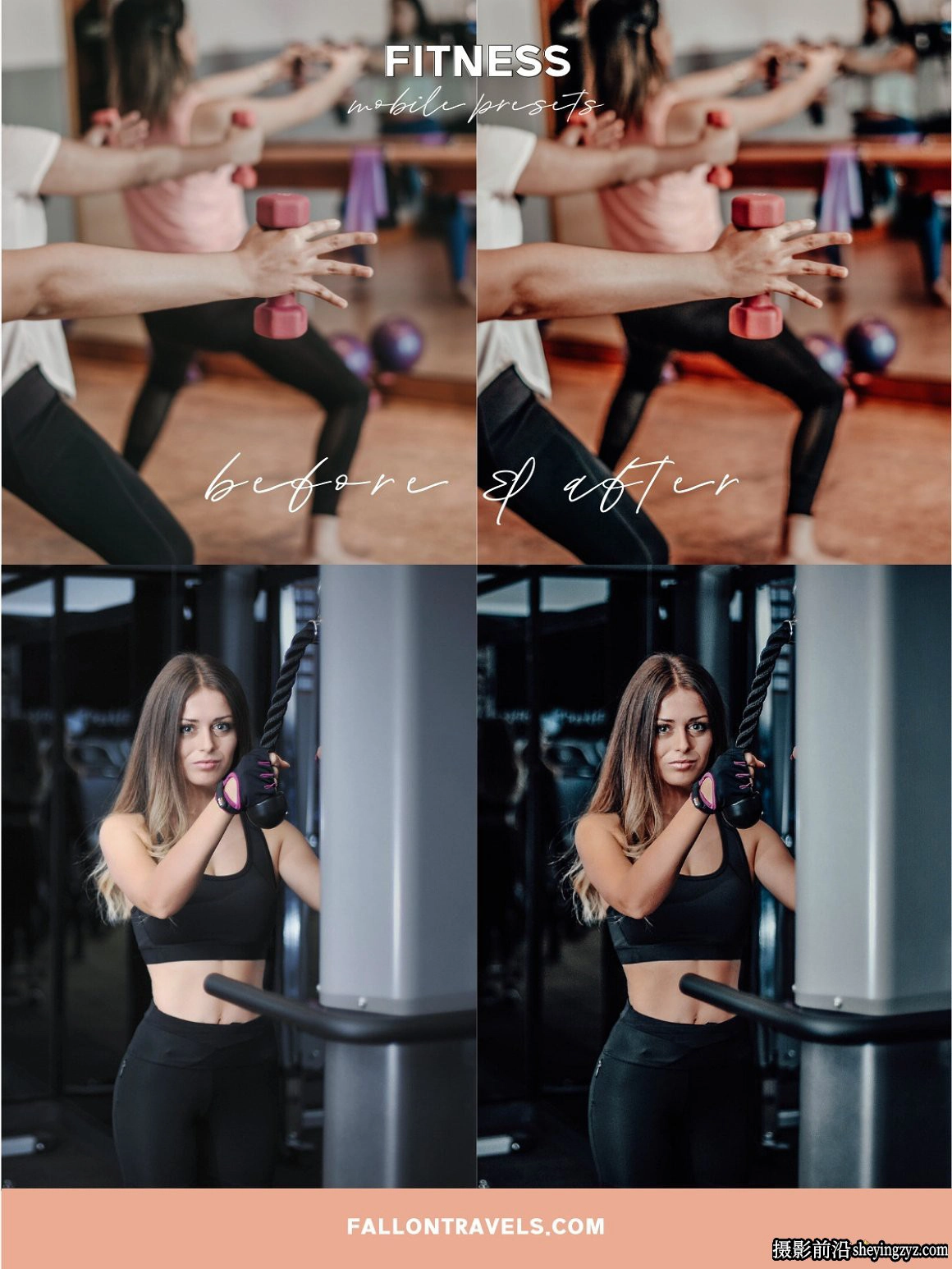健身房健身博主人像手机调色LR预设 Fitness Lightroom Presets
