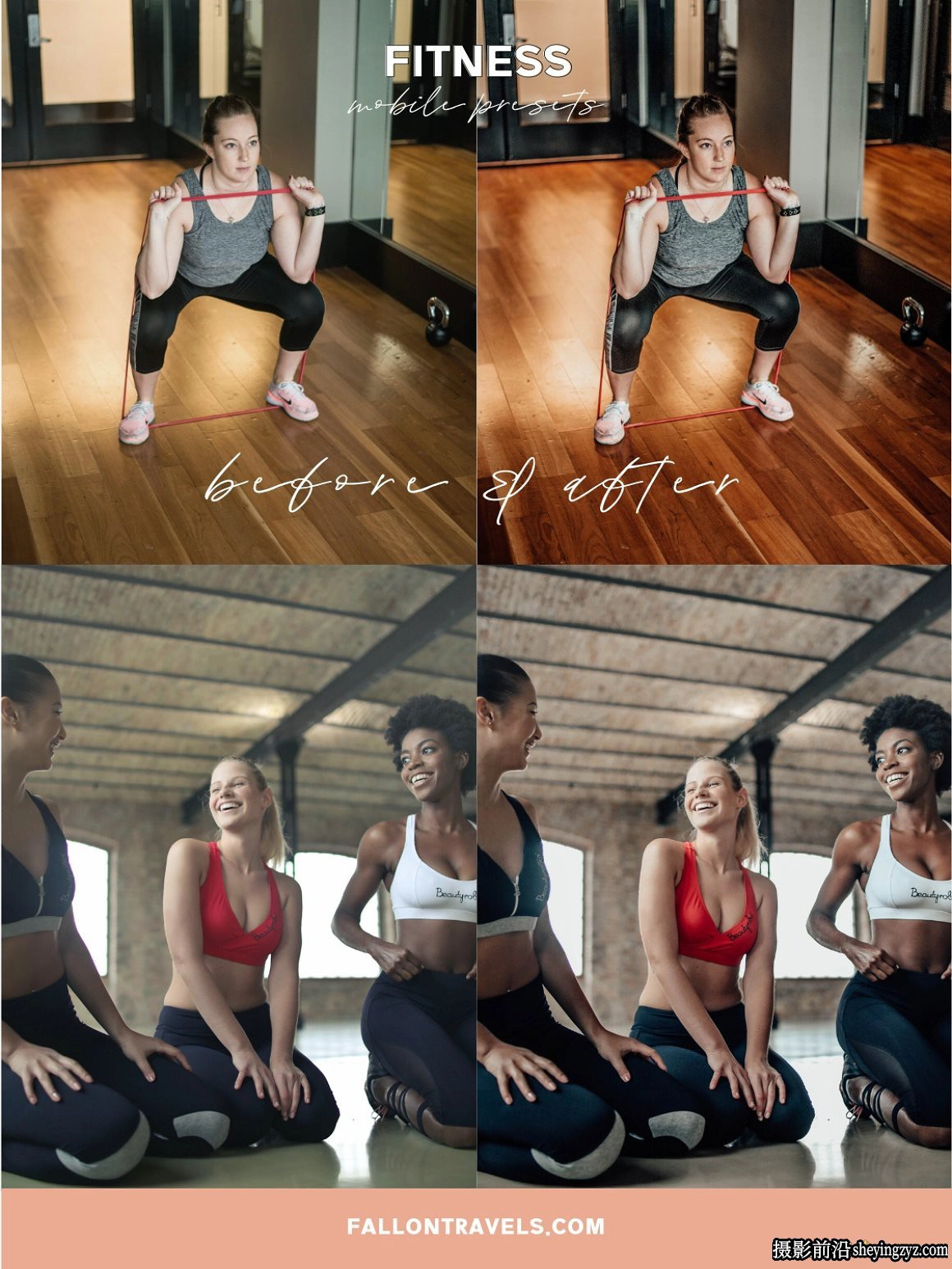 健身房健身博主人像手机调色LR预设 Fitness Lightroom Presets