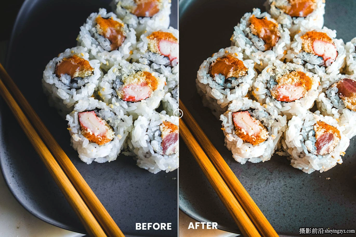 美食摄影胶片风格调色LR预设 Food Effect Lightrom Presets