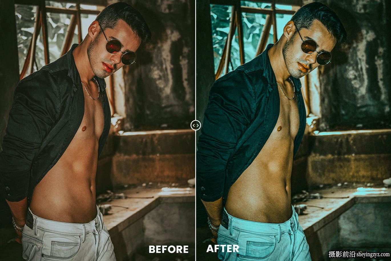 型男电影人像摄影LR调色滤镜 Clean Man Portrait Lightrom Preset