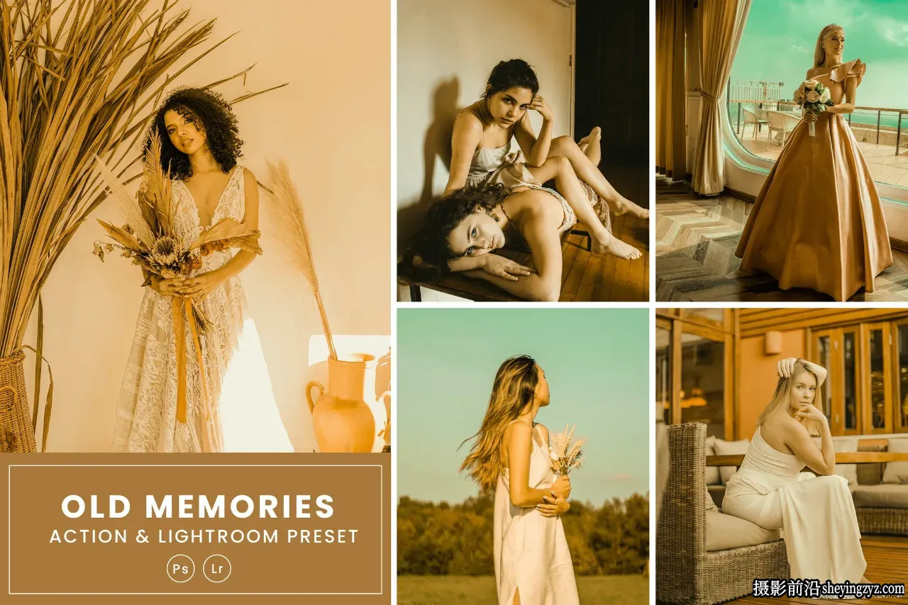 单色怀旧记忆电影胶片LR调色预设滤镜Old Memories Lightrom Presets