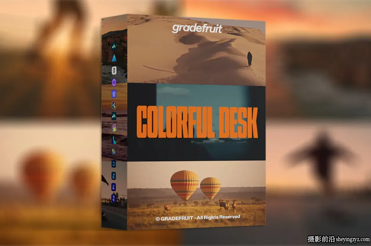 暮光日落氛围旅行电影调色LUT预设GradeFruit -Colorful Dusk LUTs
