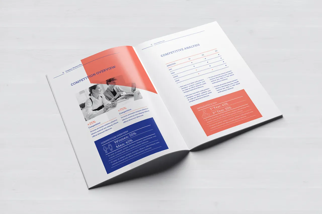 商业计划 |Canva |医生 |ID |PSD模板Word 模板