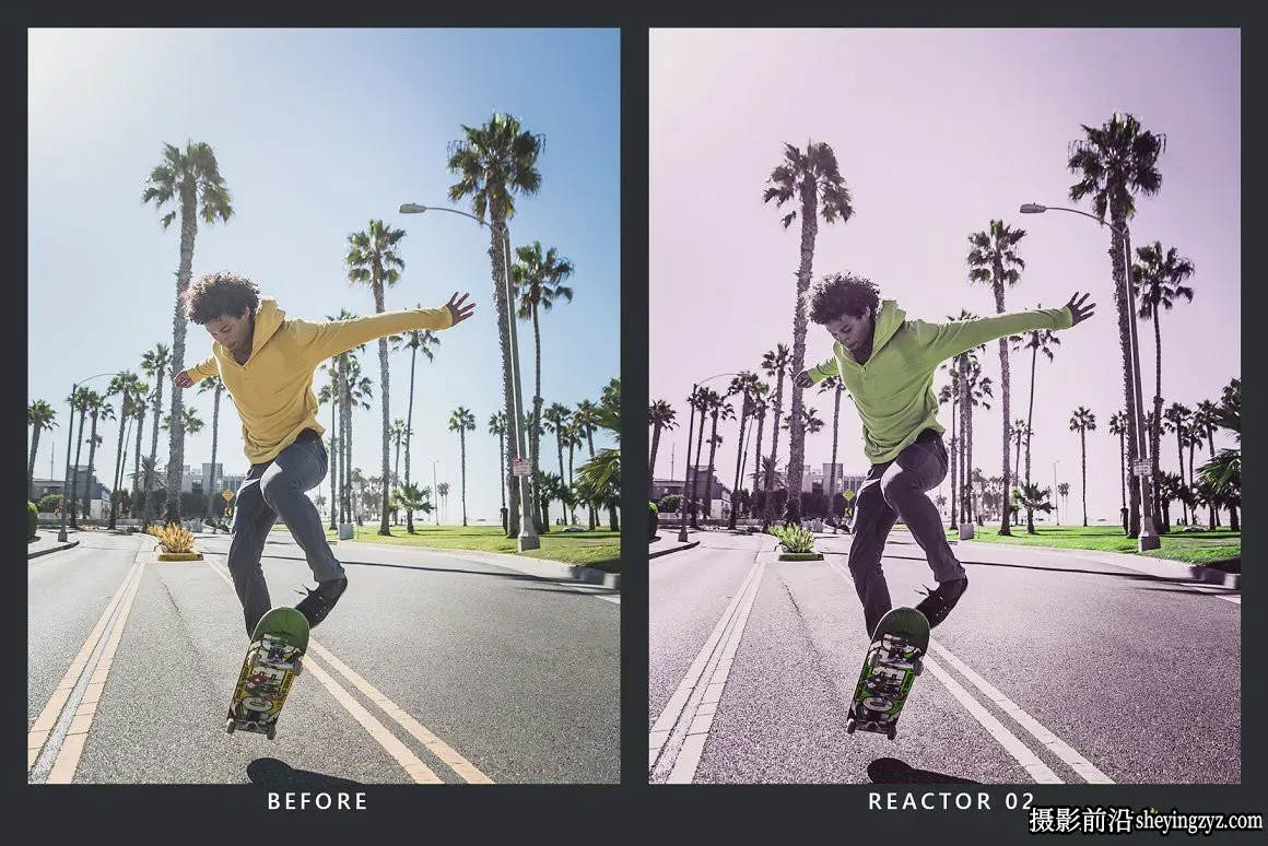 街拍电影胶片调色LR预设 20 Purple Green Lightroom Presets and LUTs