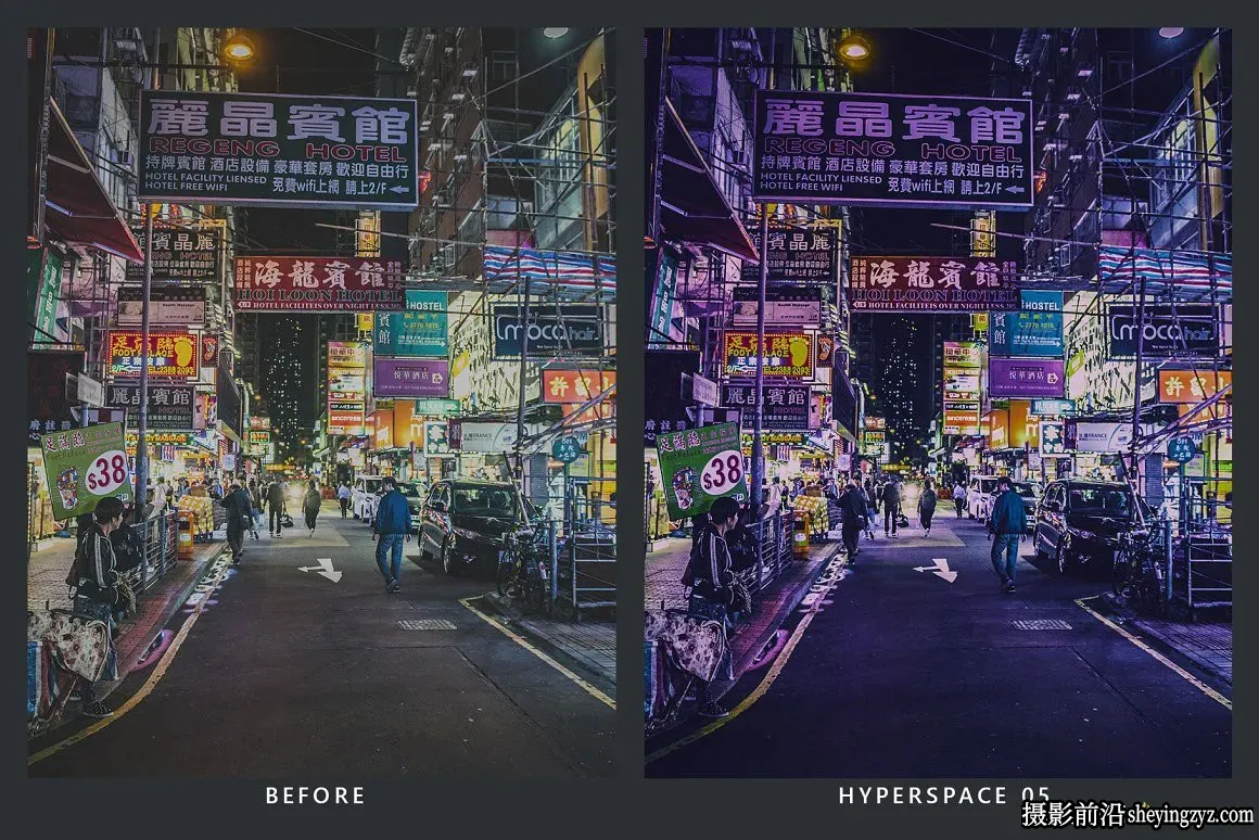 街拍电影胶片调色LR预设 20 Purple Green Lightroom Presets and LUTs