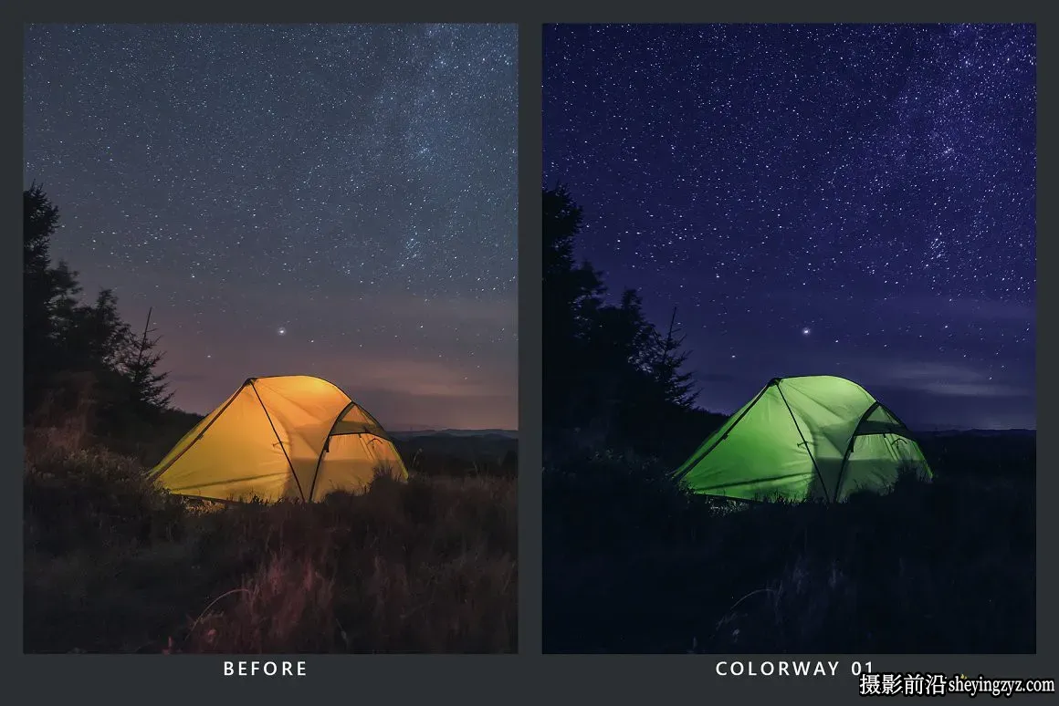 街拍电影胶片调色LR预设 20 Purple Green Lightroom Presets and LUTs
