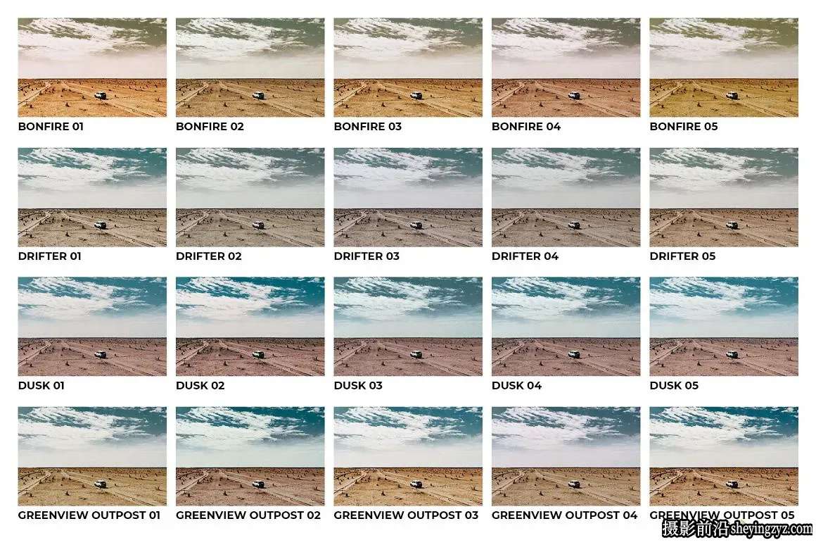 沙漠无人区旅拍风光调色LR预设 Unforgiving DesertPresets and LUTs
