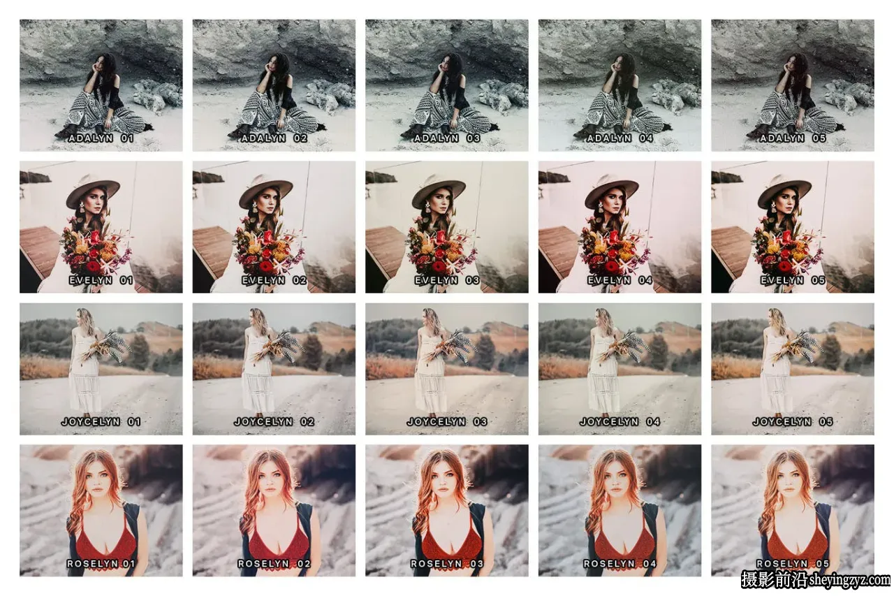 波西米亚电影人像调色LR预设 Bohemian Light  Presets and LUTs