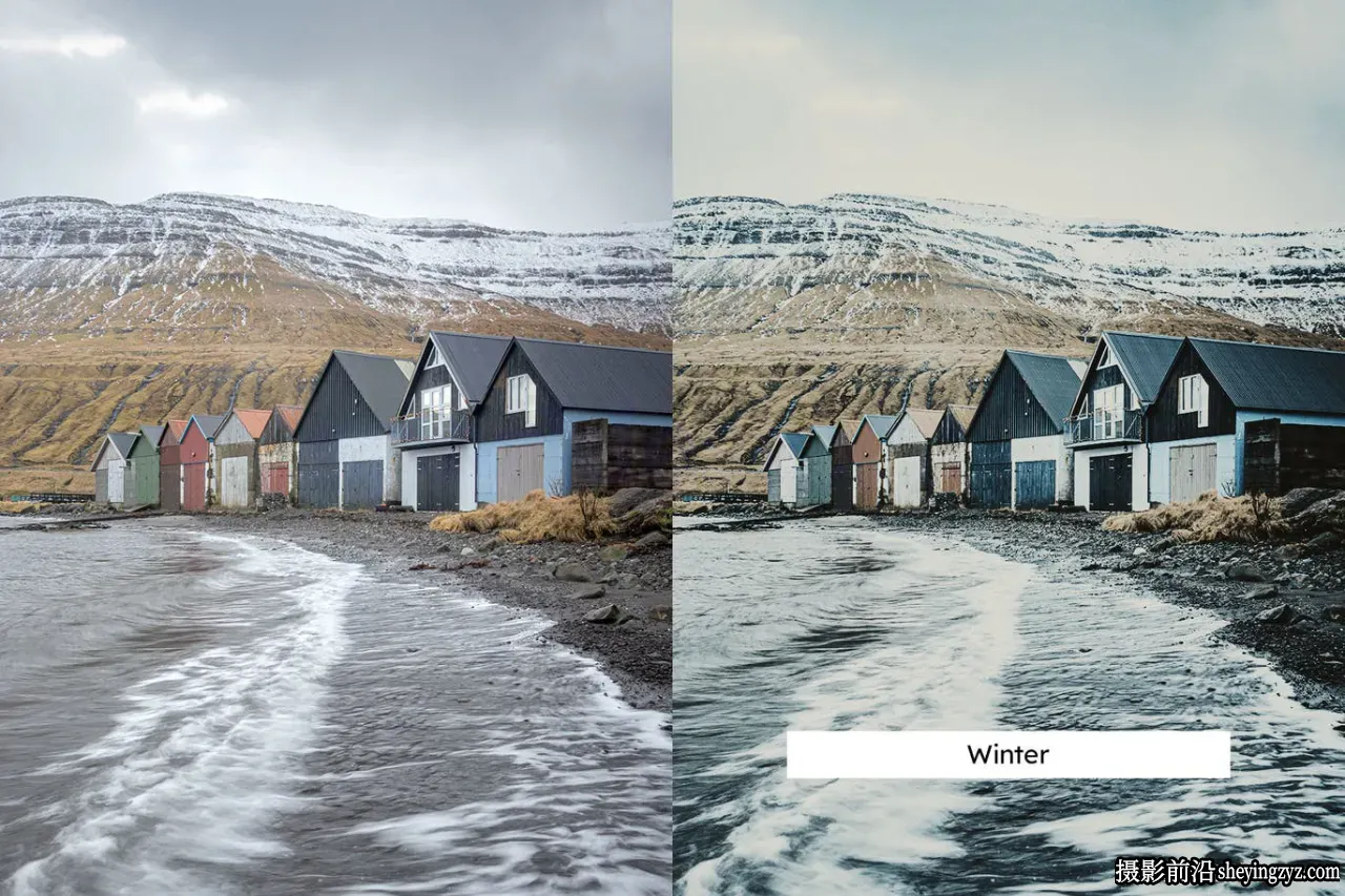 法罗群岛旅拍风光LR预设 Faroe Islands Lightroom Presets &amp; LUTs