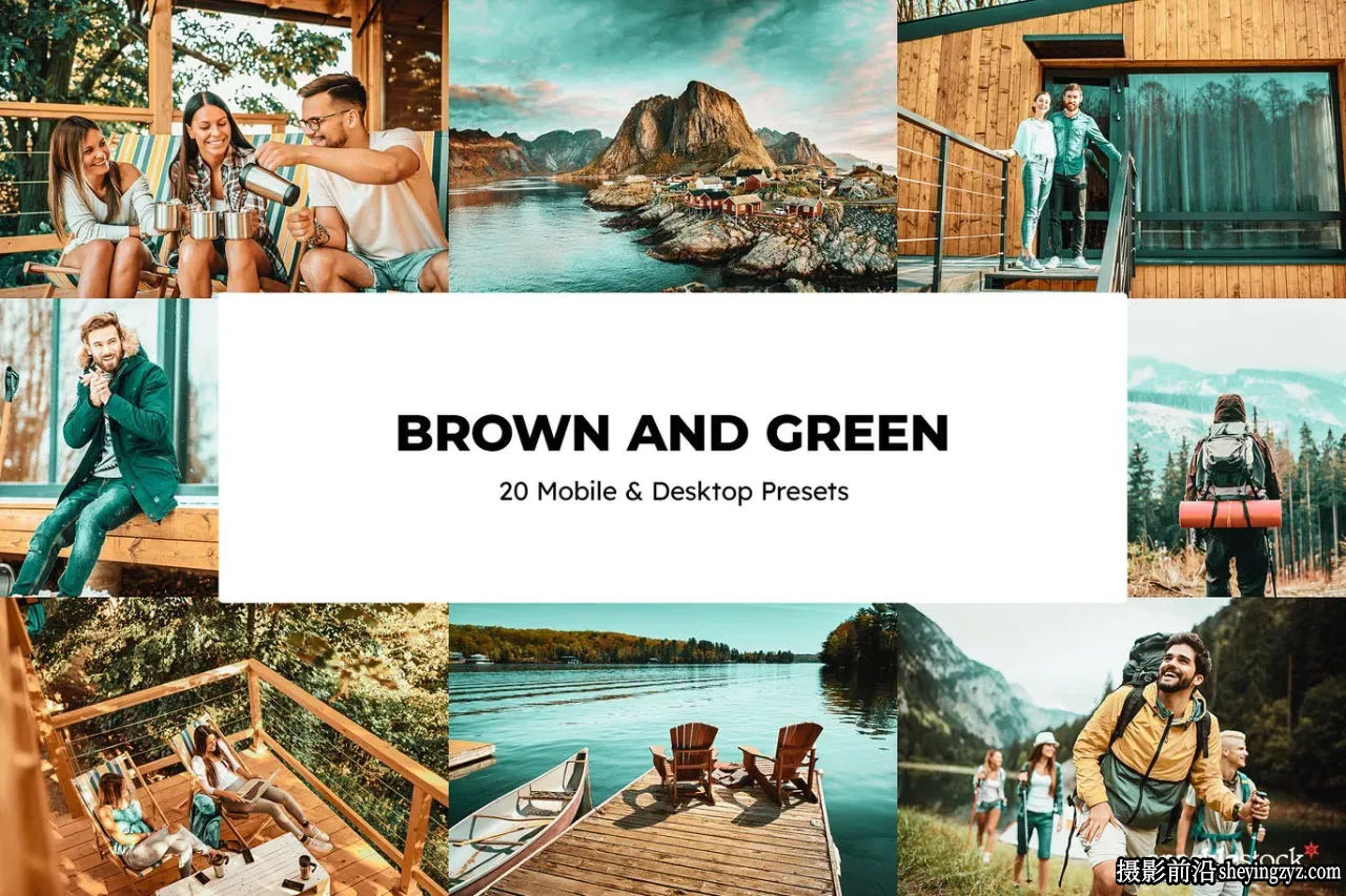 人文风光电影风光调色LR预设 Brown and Green LR Presets and LUT