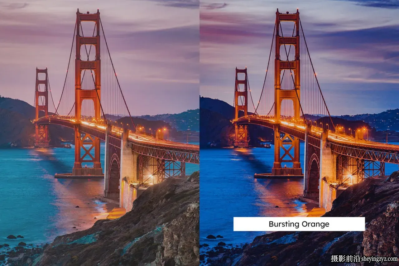 蓝调城市电影风光调色LR预设Blue Hour Lightroom Presets and LUTs