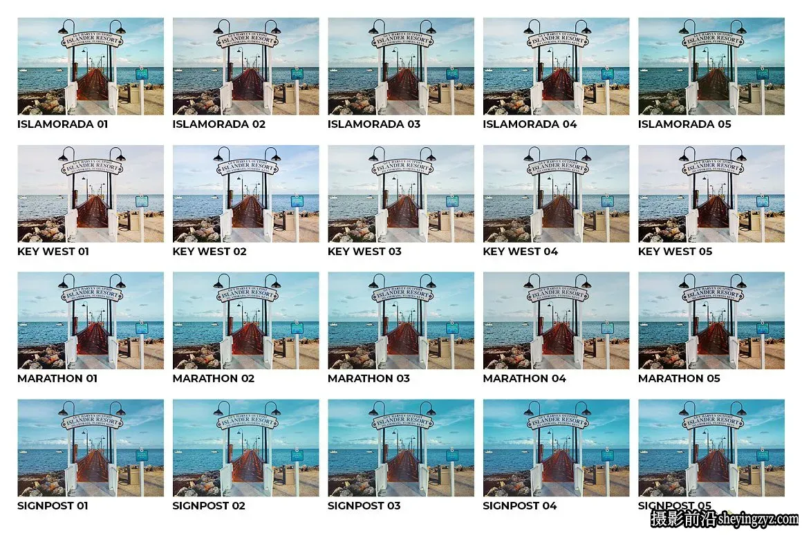 佛罗里达群岛旅拍风光调色LR预设 Florida Keys Presets and LUTs