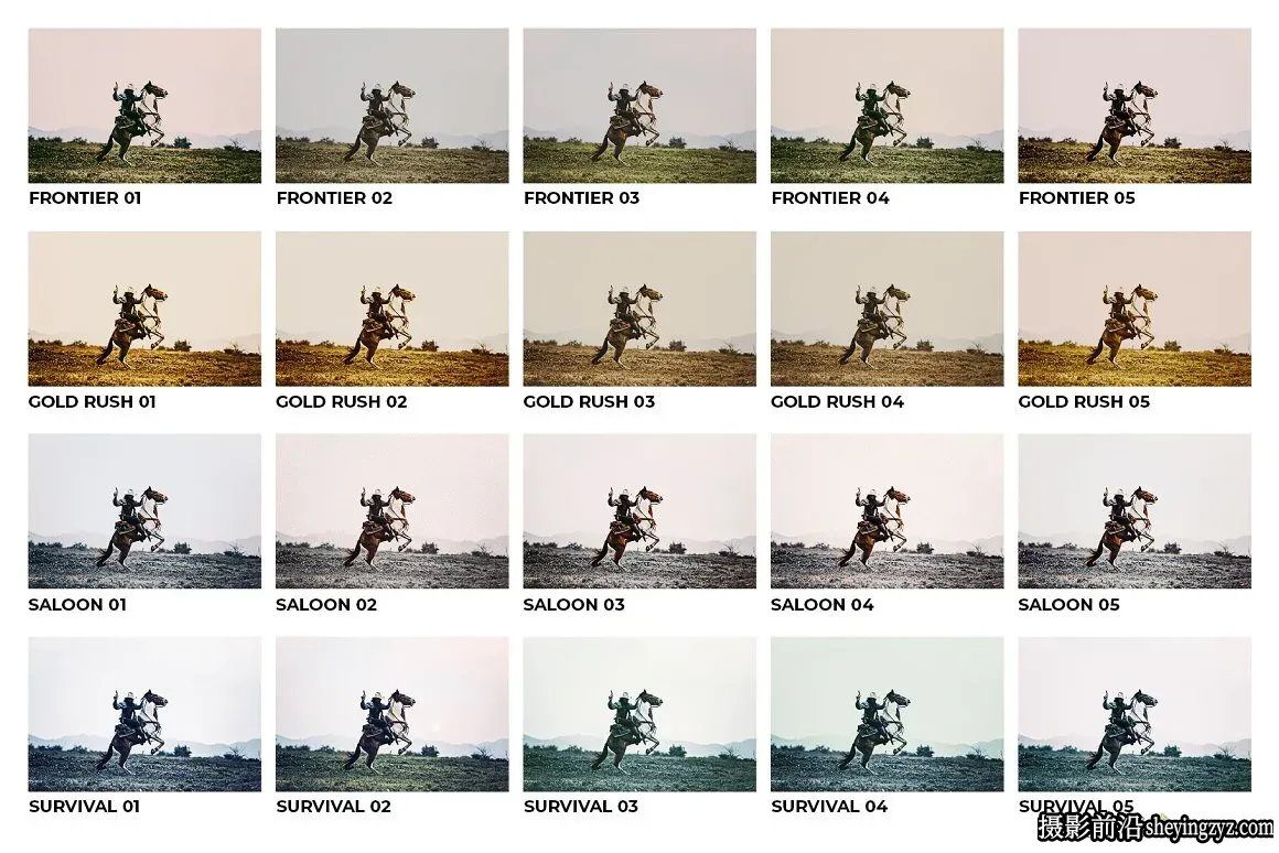 西部牛仔复古电影胶片LR预设 Wild West Lightroom Presets LUTs