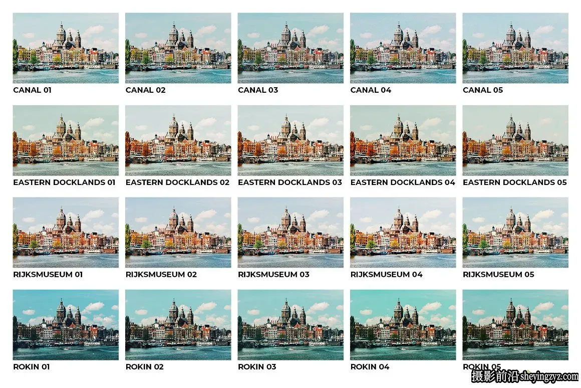 阿姆斯特丹旅拍风光LR预设Amsterdam Lightroom Presets