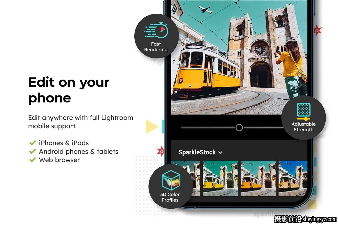 里斯本旅拍人文风光调色LR/LUT预设 Lisbon Lightroom Presets LUTs