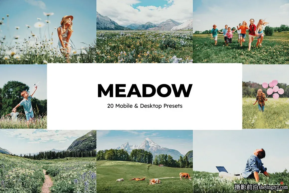 旅行户外色彩调色LR/LUT预设 Meadow Lightroom Presets