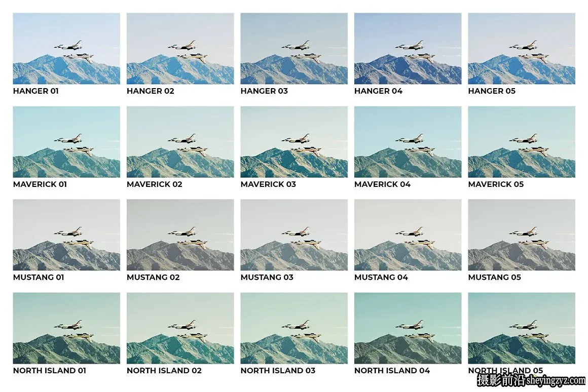 战争电影质感色彩调色LR/LUT预设 Aviators Lightroom Presets LUTs