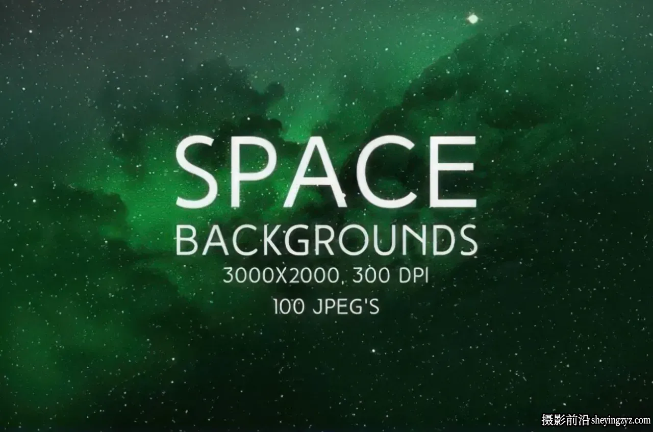 100张太空宇宙和银河系高清背景纹理素材 100xJPG