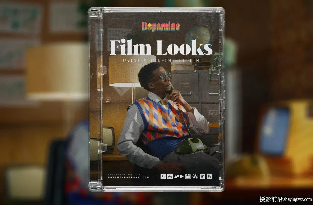 真实电影美学胶片模拟LUT预设Dopamine Frame-Film Looks Video LUT