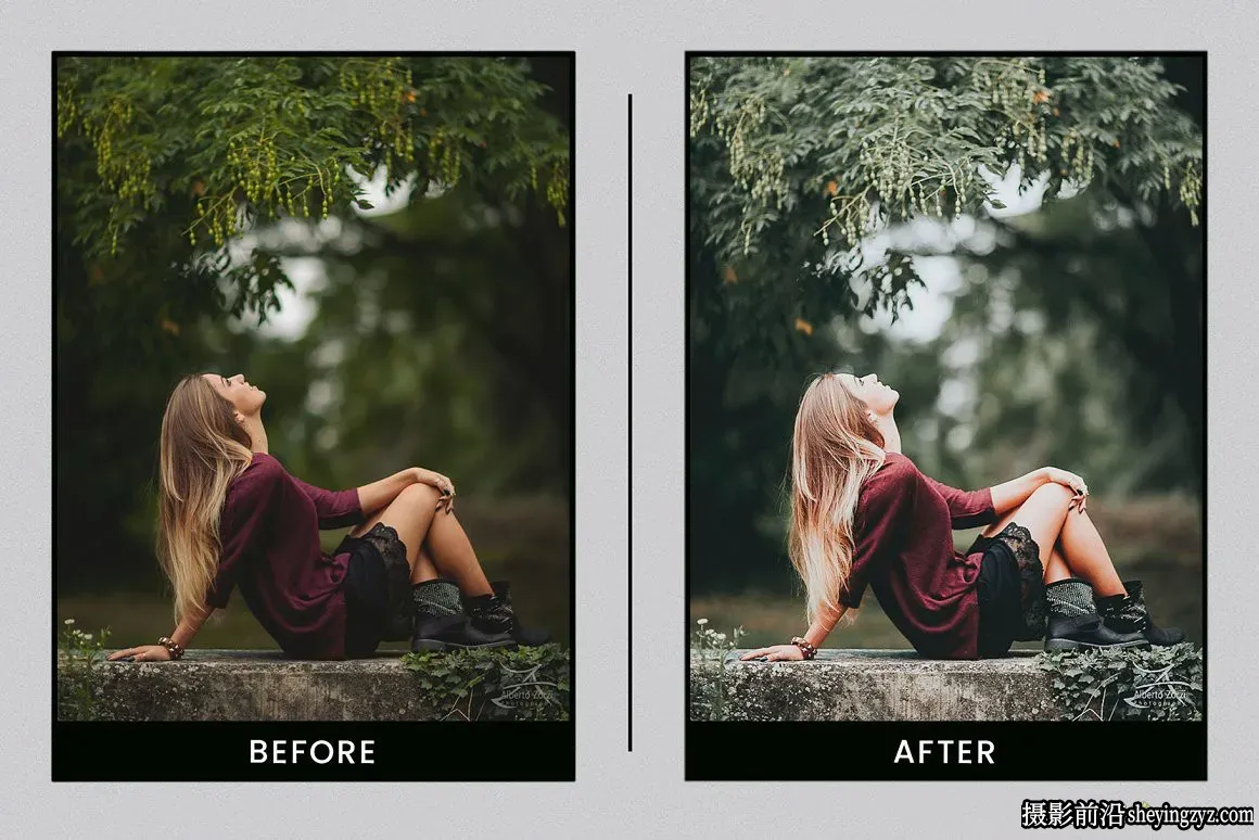 森系质感质感电影调色LR预设 Lightroom Presets Evergreen Clean