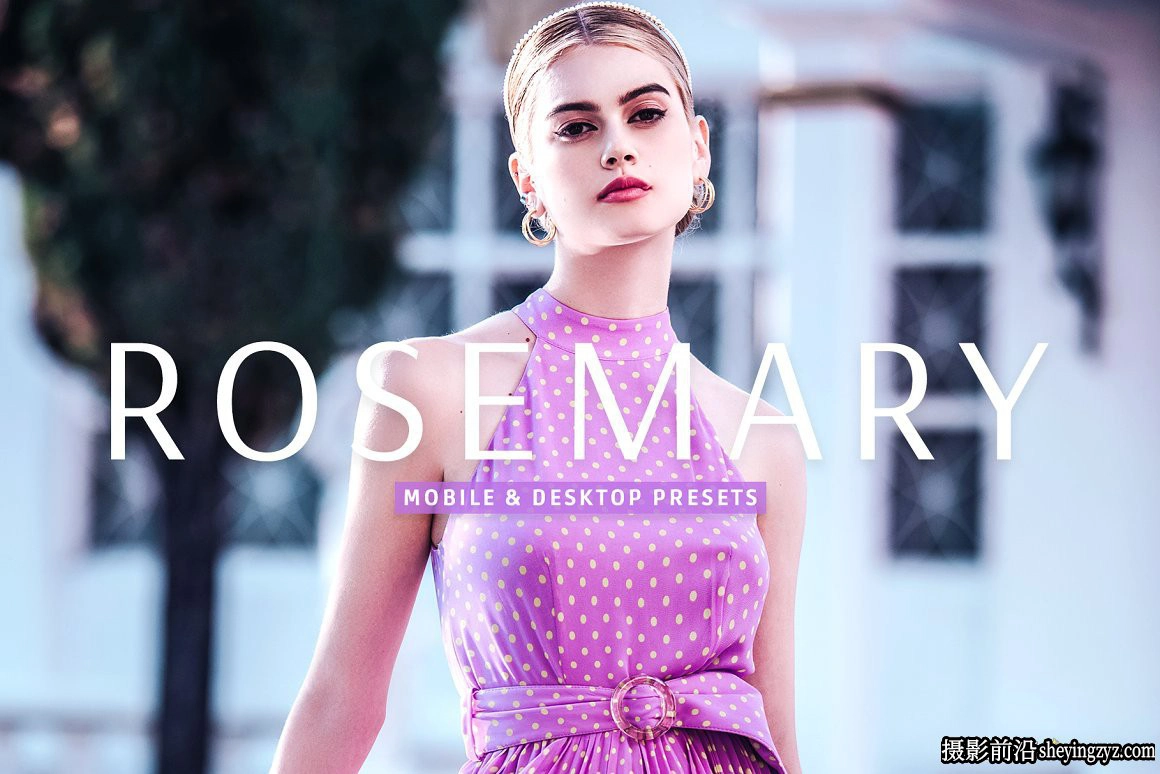 复古胶片人像调色LR预设与手机调色滤镜 Rosemary Lightroom Presets