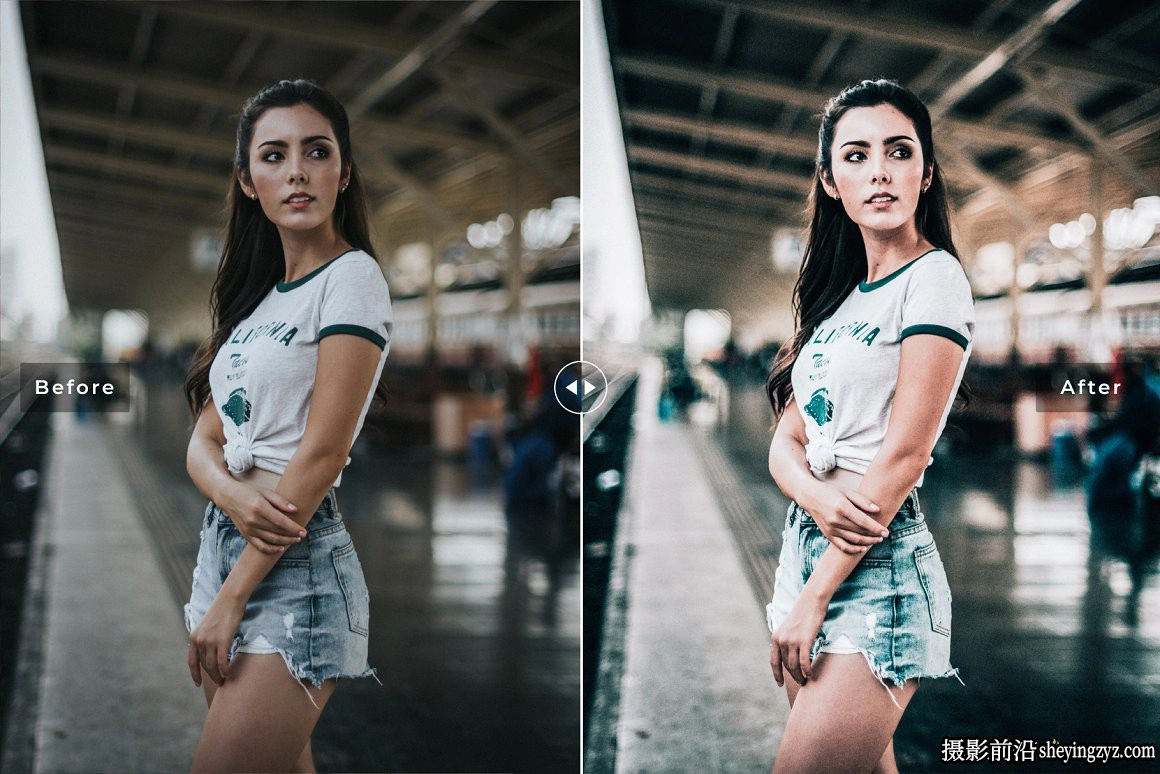 免费lr预设-复古胶片人像调色LR预设 Daphne Lightroom Preset