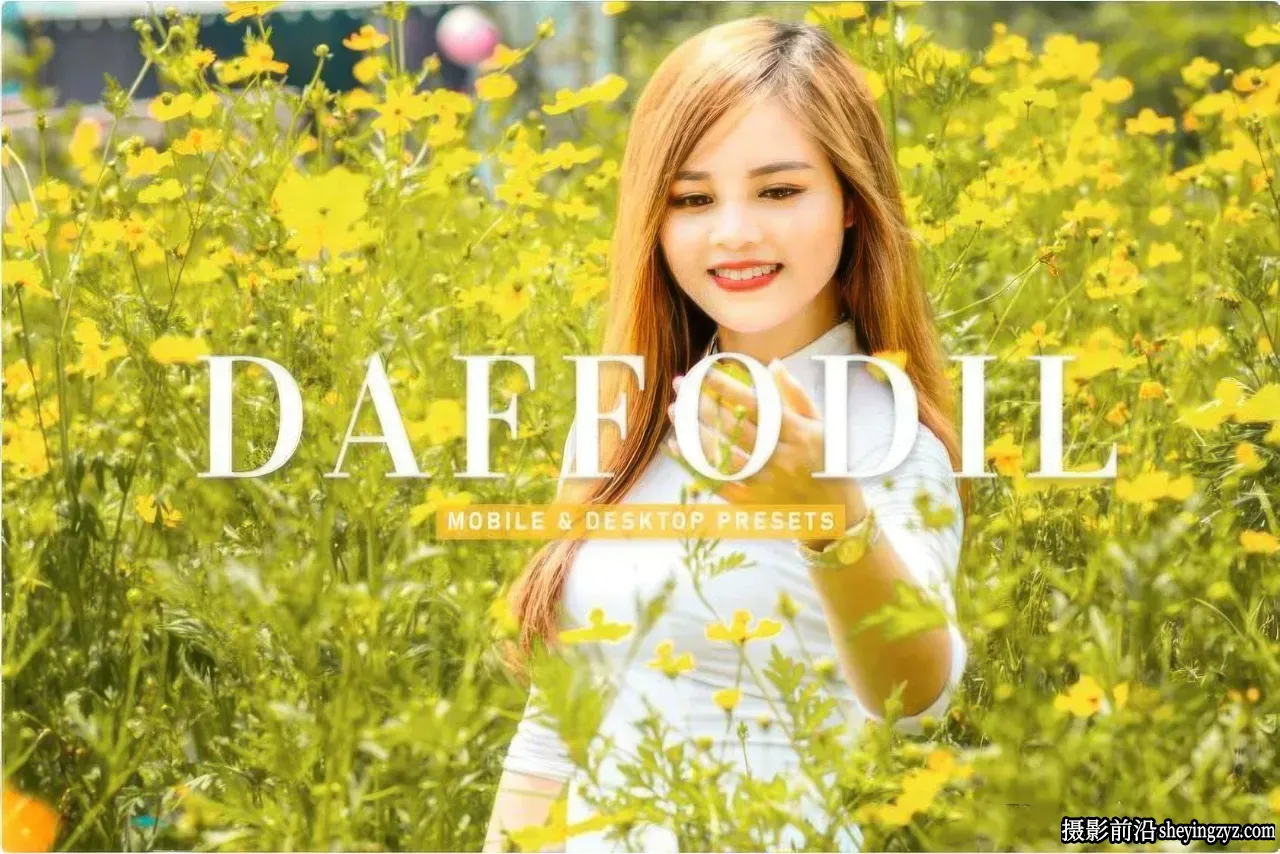 免费LR预设-郊游旅行人像调色LR预设 Daffodil Lightroom Preset
