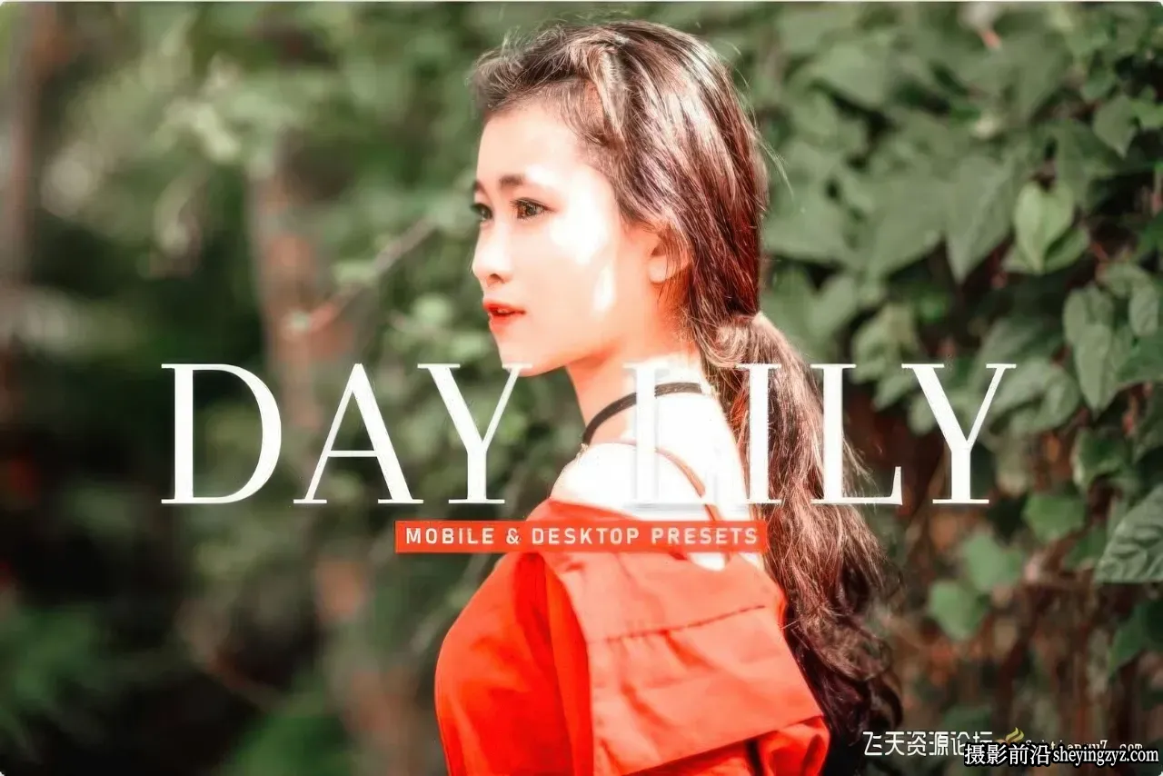 免费lr预设-正午阳光人像调色LR预设 Day Lily Lightroom Prese