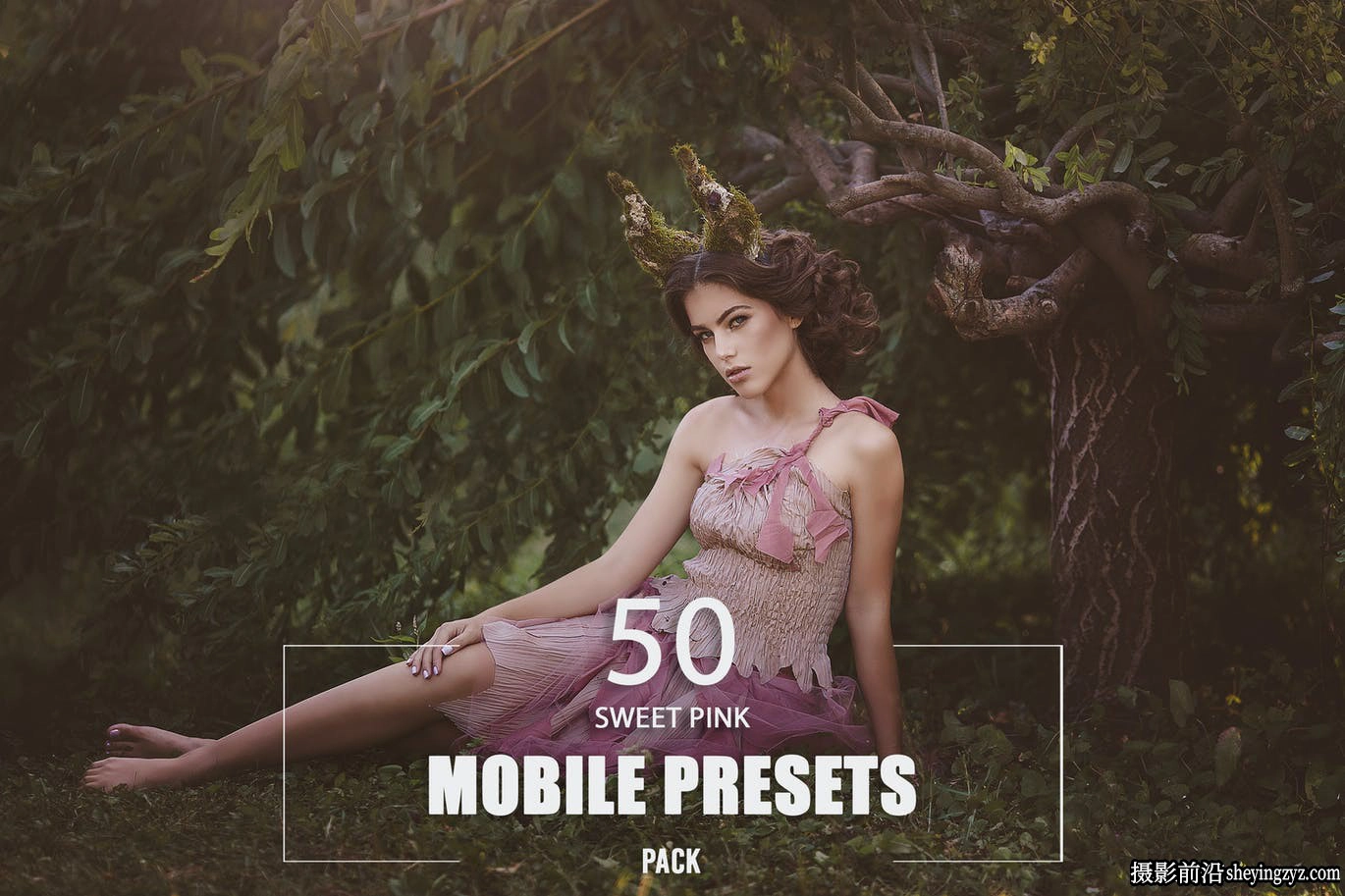 梦幻粉彩人像调色LR预设手机调色滤镜 Sweet Pink Mobile Presets